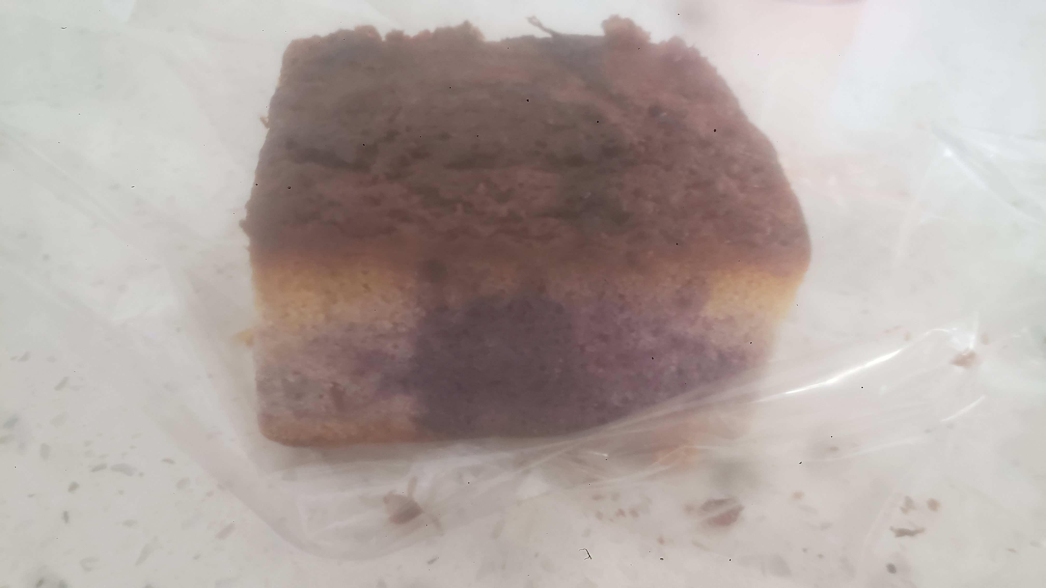 Ube cheese bar.